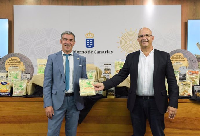 El Gofio Gomero de millo, elaborado por Rayco Herrera, bajo la Indicación Geográfica Protegida (IGP) Gofio Canario, ha sido reconocido como el mejor de Canarias por el panel de cata del Concurso Oficial Agrocanarias 2024