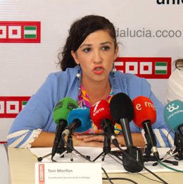 La coordinadora provincial de Izquierda Unida Málaga, Toni Morillas,