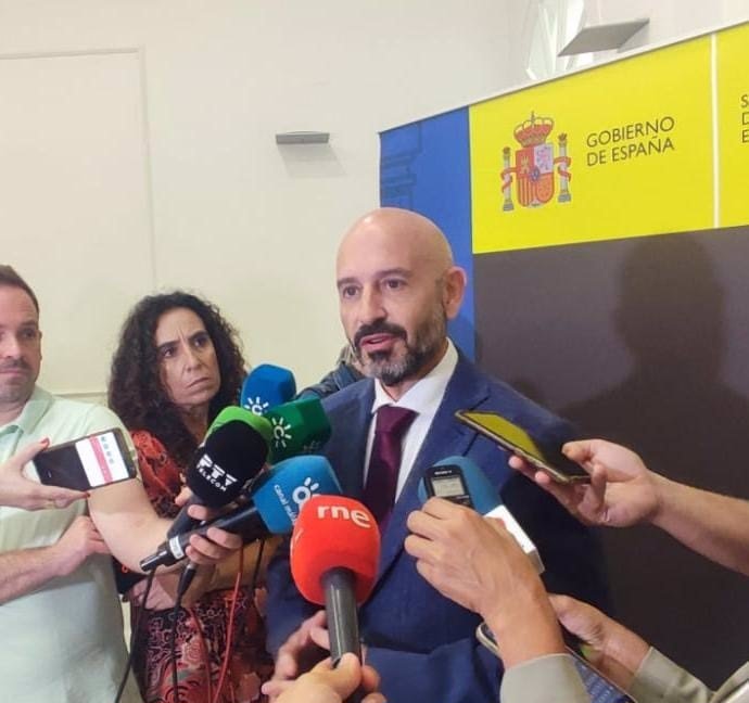 Archivo - Javier Salas, subdelegado del Gobierno en Málaga, en una imagen de archivo.