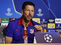 Simeone: "Courtois y yo podemos no estar de acuerdo, pero estoy agradecido por lo que hizo en el Atlético"