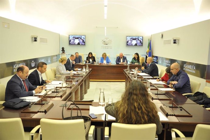 Reunión de la Junta de Portavoces de la Asamblea de Extremadura.