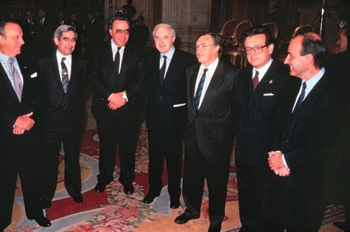 Archivo - Padres de la Constitución Española de 1978. (Foto de archivo).