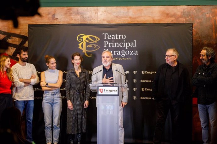 Presentación de la obra "Testigo de cargo" cuyo estreno nacional es en el Teatro Principal de Zaragoza y está protagonizada por Fernando Guillén Cuervo