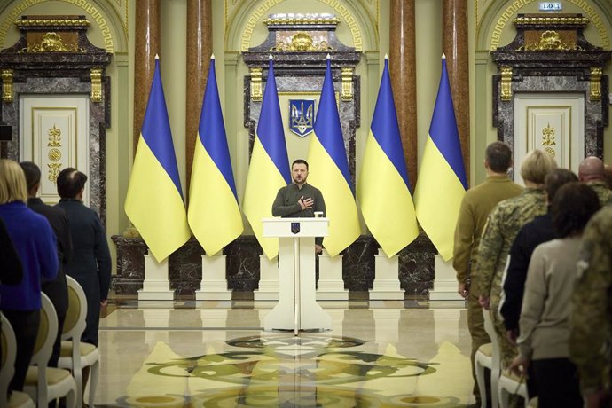 Volodimir Zelenski, presidente de Ucrania.