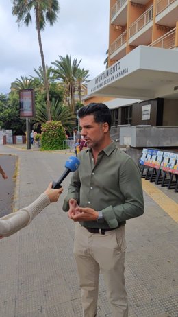 Archivo - El portavoz de CC en el Ayuntamiento de Las Palmas de Gran Canaria, David Suárez