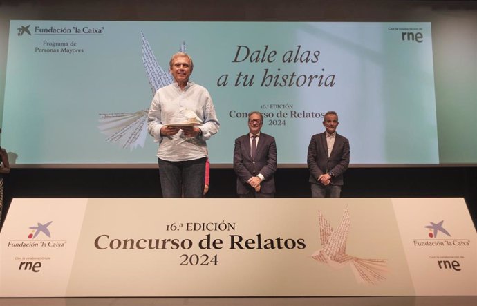 Salvador Santamaría (Málaga),  primer premio de la categoría de pódcast.