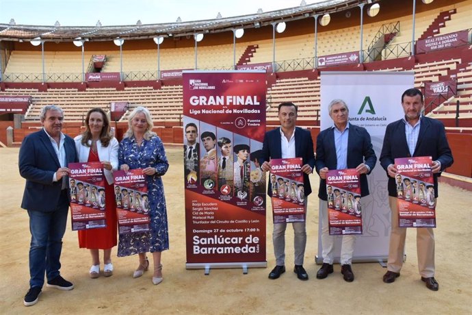 Mercedes Colombo en la presentación de la Gran Final de la Liga Nacional de Novilladas que se celebra en Sanlúcar.