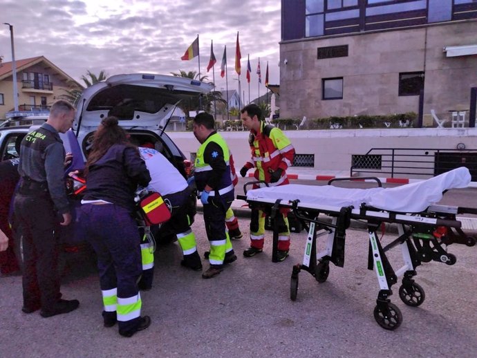 Rescate una mujer con síntomas de ahogamiento en Berria