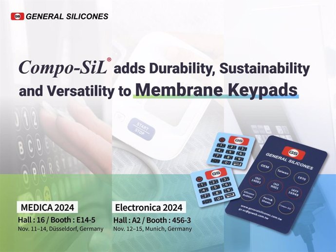 In Europe, General Silicones is debuting Compo-SiL for membrane keypads--a novel use for silicone that enhances durability, sustainability, and versatility.