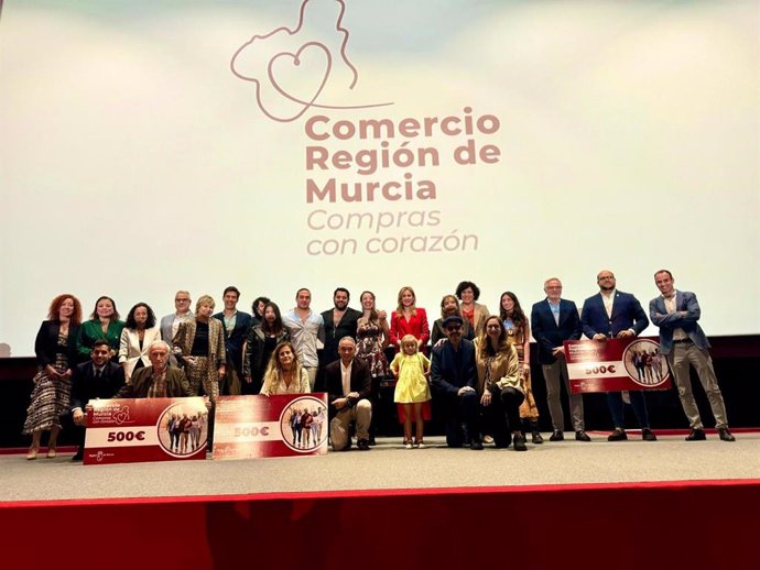 Consejera de Empresa, Empleo y Economía Social, Marisa López Aragón, en el acto de presentación de la nueva imagen y la campaña de promoción del comercio local de la Región de Murcia.