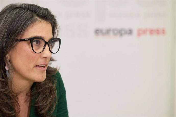 Archivo - La nueva portavoz de Más Madrid en la Asamblea, Manuela Bergerot, durante su entrevista para Europa Press, a 25 de enero de 2024, en Madrid (España).