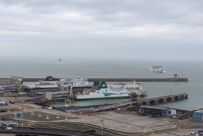 Archivo - Puerto de Dover, en el sur de Inglaterra