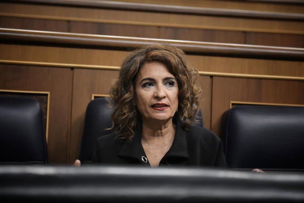 La vicepresidenta primera y ministra de Hacienda, María Jesús Montero