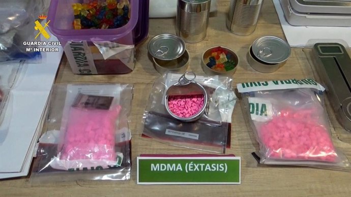 MDMA intervenido en la operación Nazarí 73 Candasu