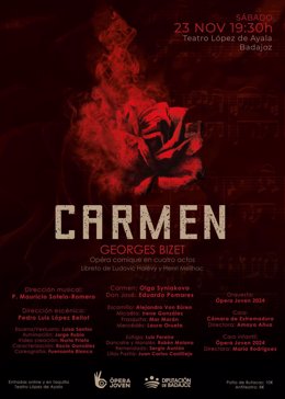 Cartel de la ópera Carmen