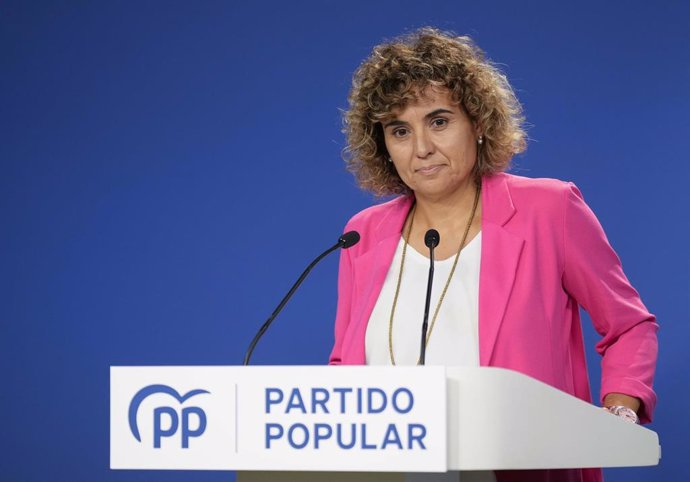 Archivo - La portavoz del PP en el Parlamento Europeo, Dolors Montserrat. 