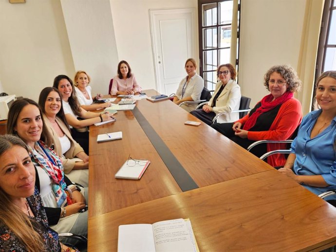 Reunión entre Diputación y el equipo motor de la Eracis+ (Estrategia Regional Andaluza para la Cohesión e Inclusión Social).