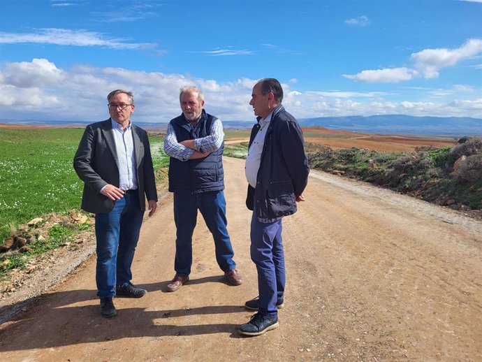 Joaquín Juste, Rafael Samper y Vicente Gonzalvo.