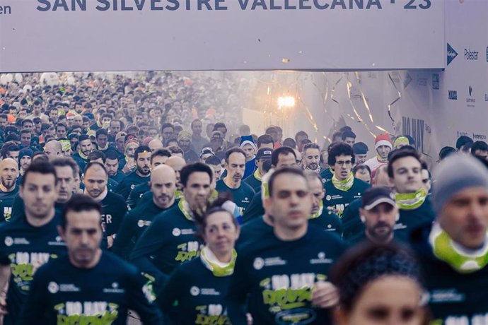 Archivo - Imagen de la San Silvestre Vallecana de 2023