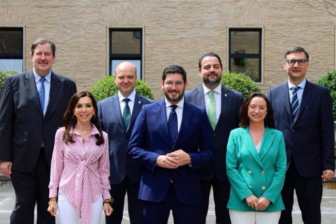 Grupo parlamentario de VOX en las Cortes de Aragón.