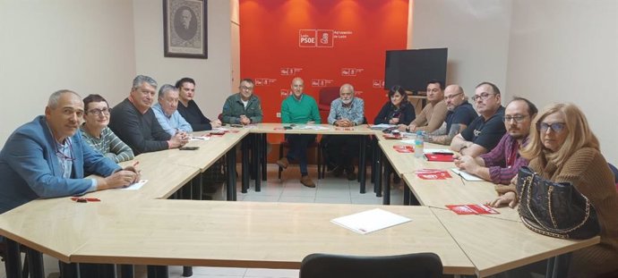 Comisión Ejecutiva local del PSOE de León celebrada este miércoles.