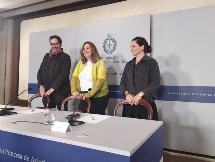 Rueda de prensa de Cristina de Middel, Olivia Arthur y Thomas Dworzak. Magnum Photos, Premio Princesa de Asturias de la Concordia.