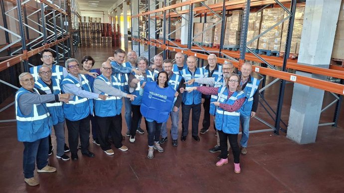 Imagen de voluntarios de Banco de Alimentos.