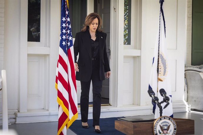 La vicepresidenta de EEUU, Kamala Harris