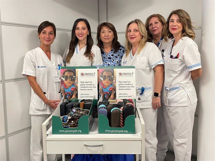 El Hospital Vithas Castellón recauda doscientas gafas para que se puedan reutilizar en África