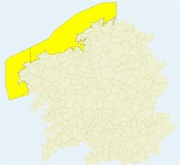 El litoral de A Coruña permanecerá en aviso amarillo este viernes y sábado por fenómenos costeros