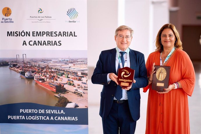 Los presidentes de los puertos de Sevilla y Las Palmas.