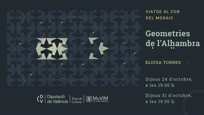 El videoarte llega al MuVIM con el poema visual 'Geometrías de la Alhambra'