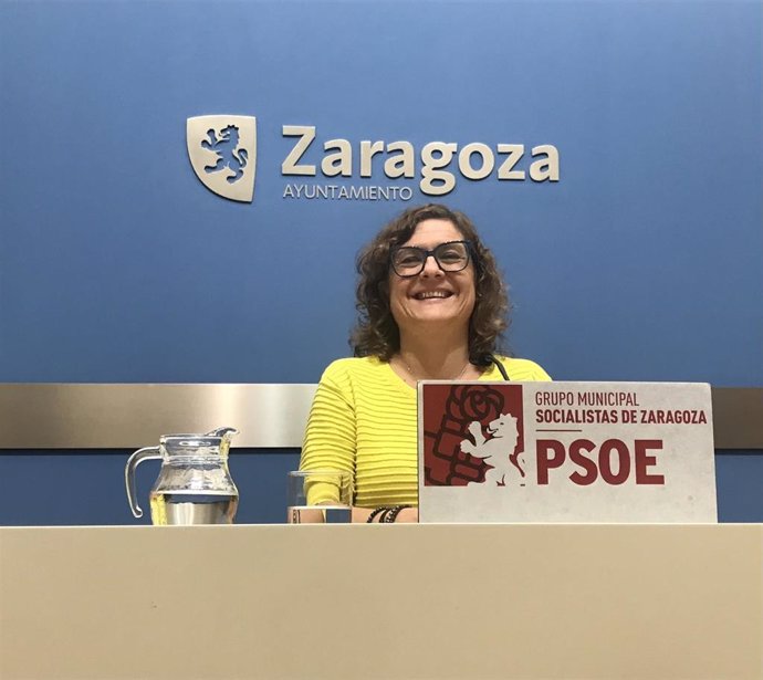 La concejal del grupo municipal del PSOE, Marta Aparicio