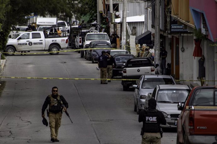 Operativo policial en Chilpancingo, en el estado mexicano de Guerrero (imagen de archivo).