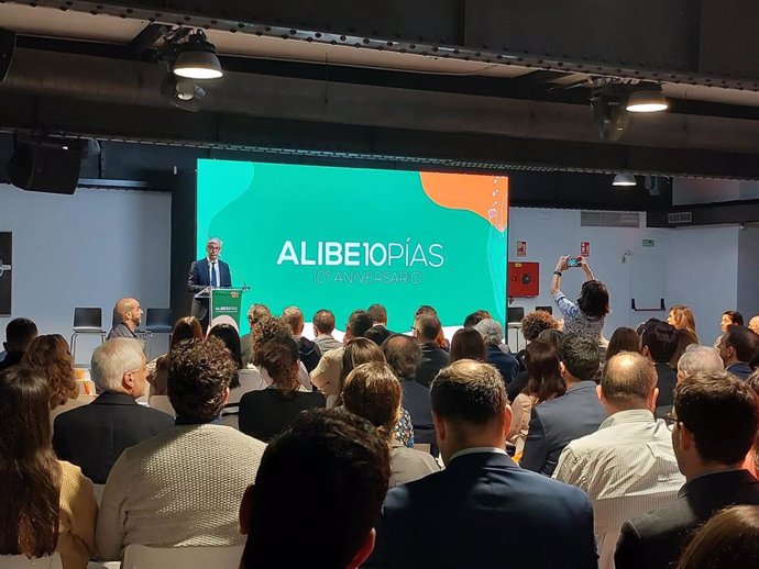 El presidente de FIAB, Ignacio Silva, durante la presentación de Alibetopías