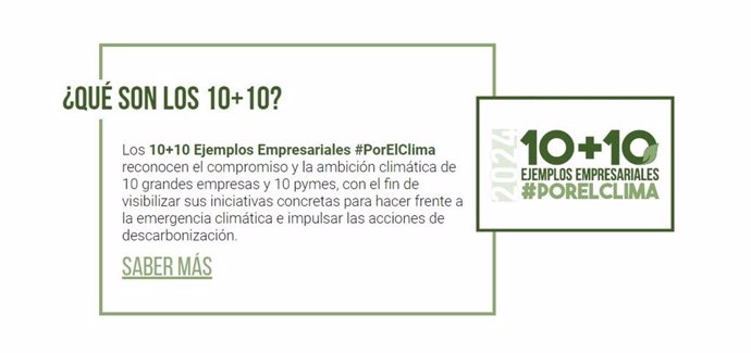 Empresas #PorElClima selecciona los 20 mejores ejemplos de acción climática en el sector privado.