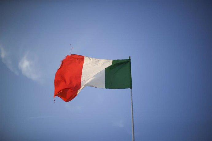 Archivo - Italian flag during the 8th round of the Clio Cup Europe 2021, from July 23 to 25, 2021 on the Autodromo Internazionale Enzo e Dino Ferrari, in Imola, Italy - Photo Federico Basile / DPPI