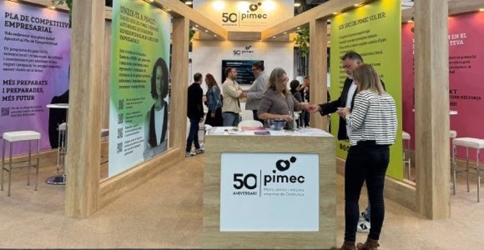 Estand de Pimec en BizBarcelona.