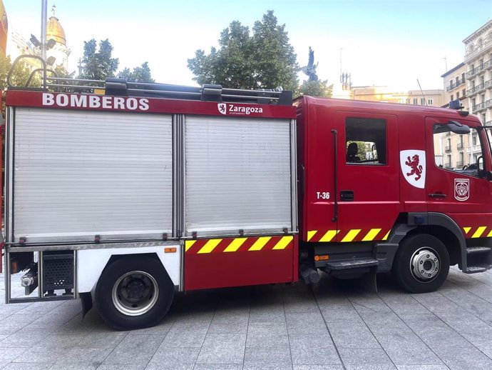 Archivo - Bomberos del Ayuntamiento de Zaragoza.