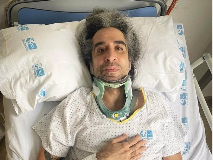 Mario Vaquerizo ha sido ingresado por segunda vez tras su aparatosa caída el sábado pasado en Cáceres