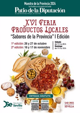 Cartel de la XVI Feria de Productos Locales.