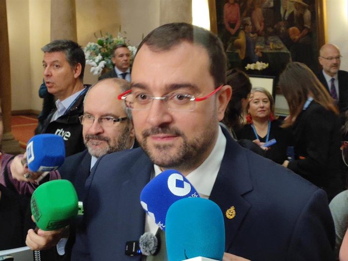 El presidente del Principado, el socialista Adrián Barbón