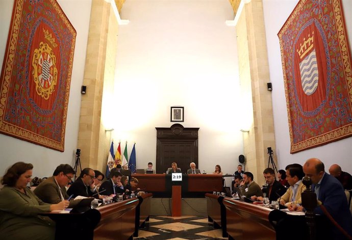 Pleno del Ayuntamiento de Jerez.