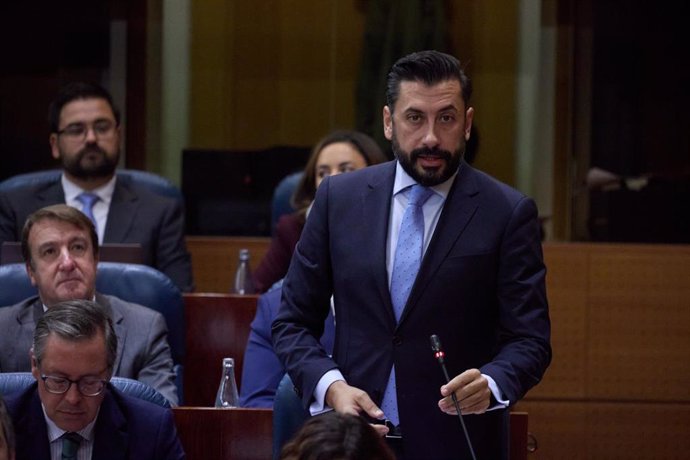 El portavoz del grupo parlamentario Popular en la Asamblea de Madrid, Carlos Díaz-Pache Gosende.