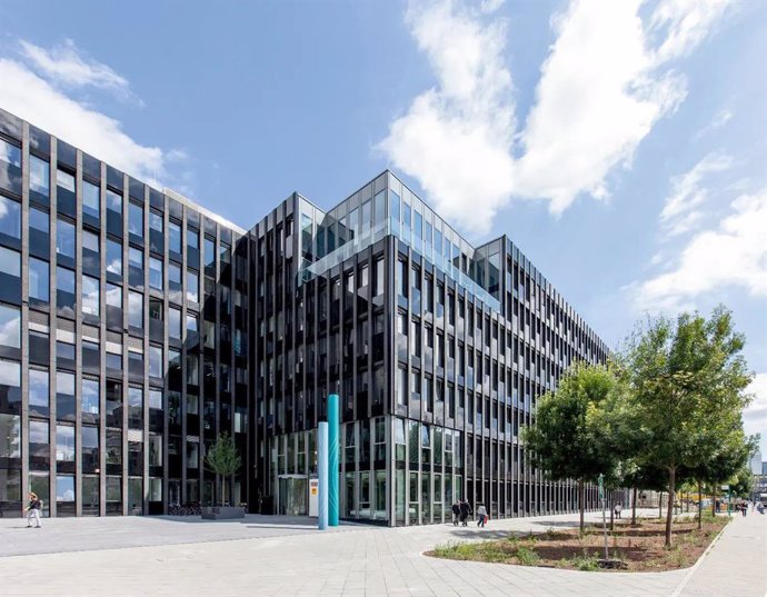 Las oficinas de Carlos ubicadas en el edificio STRABAG