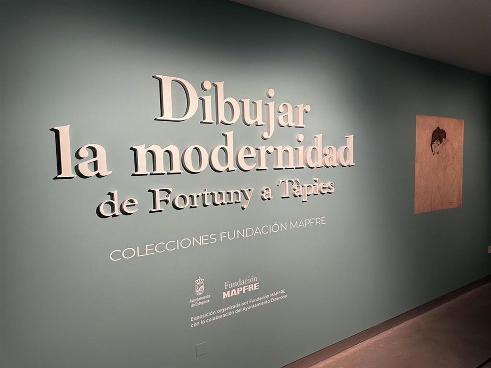 La exposición 'Dibujar la modernidad. De Fortuny a Tpies' en el Mirador del Carmen de Estepona