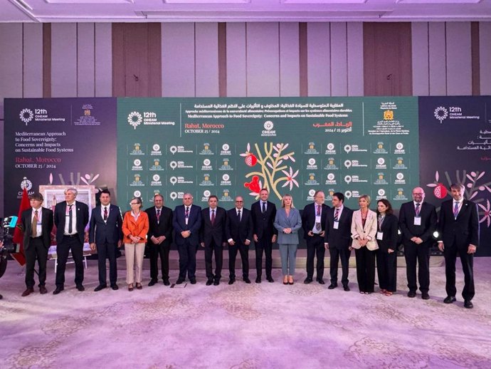 El ministro de Agricultura, Pesca y Alimentación, Luis Planas, durante la XII reunión ministerial de Agricultura de los países miembros del Centro Internacional de Altos Estudios Agronómicos Mediterráneos (Ciheam)