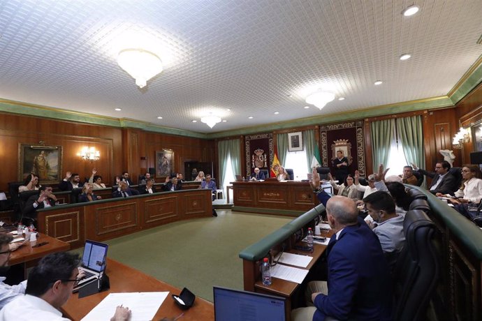 Sesión plenaria de octubre en el Ayuntamiento de Marbella.