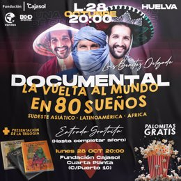 Cartel del documental 'La Vuelta al Mundo en 80 Sueños'.