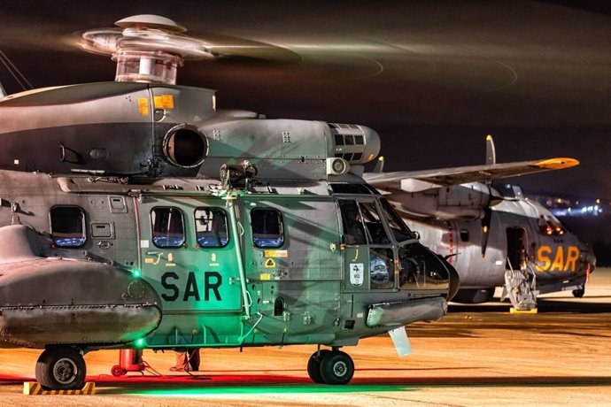 Helicóptero del SAR del Ejército del Aire en Gran Canaria